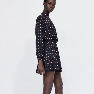 Zara Polka Dot Dress Jumpsuit